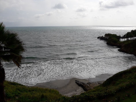 Hermosa playa ecuatoriana