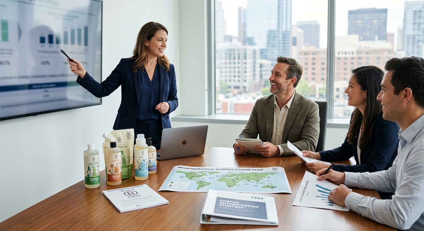 The Costco Sustainable Brand Authorization Strategy 2026 Guide: How FBM Turns B Corp Certification, Regenerative Sourcing and Clean Formulation Into the Buyer Advantage That Gets Eco Brands on the She