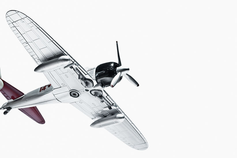 Modelo de avión antiguo