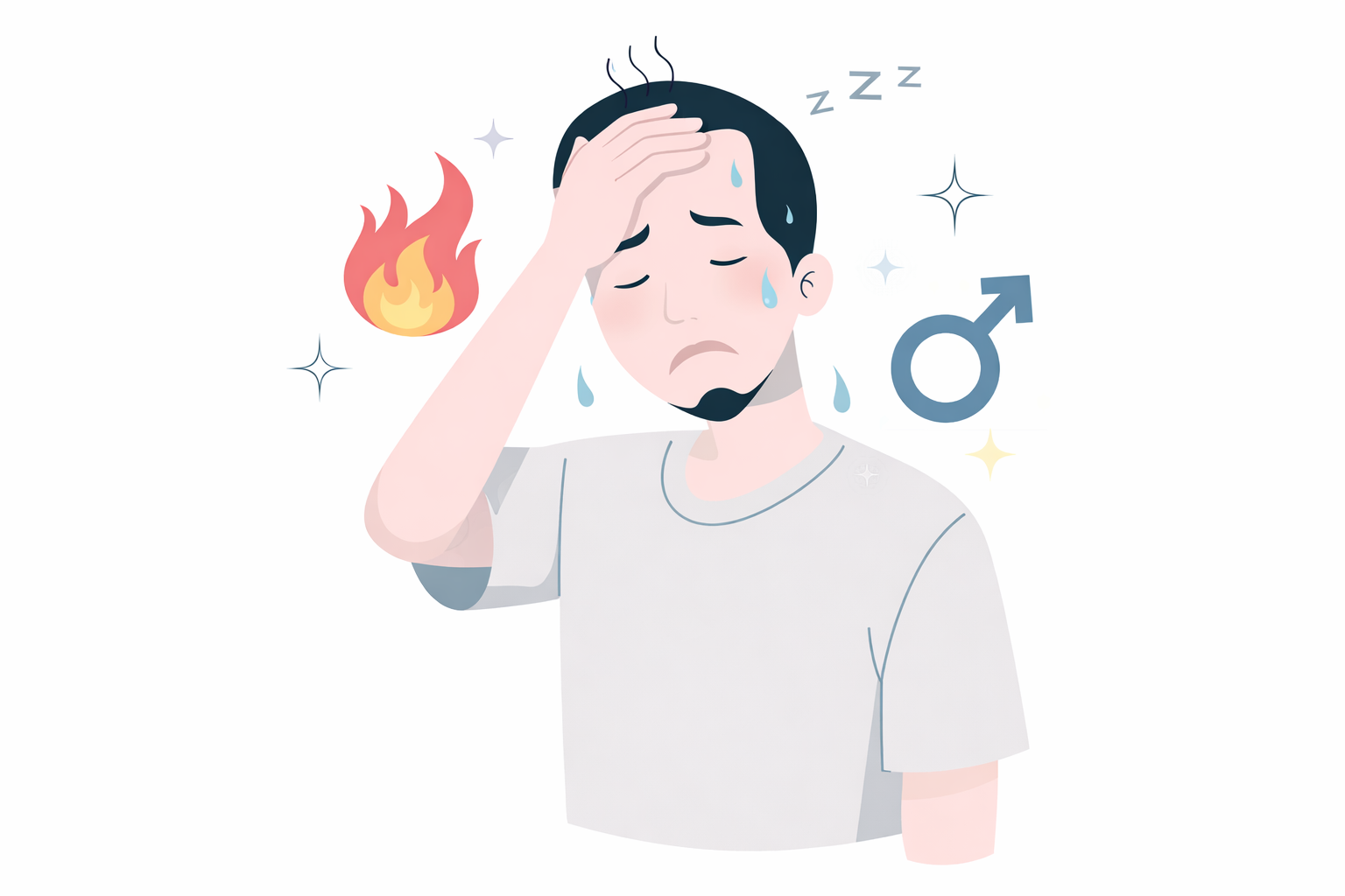 L’andropause correspond à une diminution progressive du taux de testostérone chez l’homme, généralement à partir de 40–50 ans. Elle peut entraîner des symptômes tels que fatigue persistante, baisse de libido, prise de poids, troubles de l’humeur, etc. À la Clinique Medora, nous offrons une évaluation complète et un plan de traitement personnalisé pour vous aider à retrouver votre équilibre et votre bien-être.