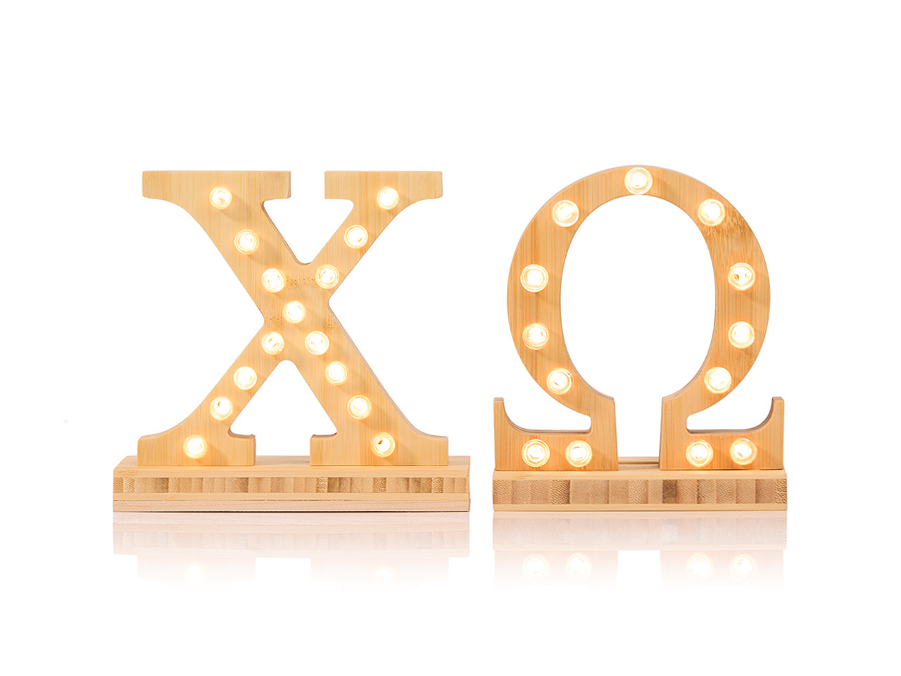 Glow Greek (TM) Chi Omega Marquee