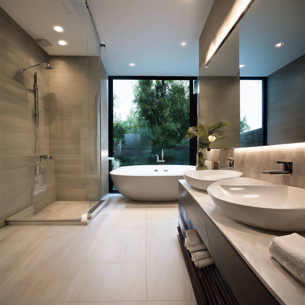 beautiful modern bathroom