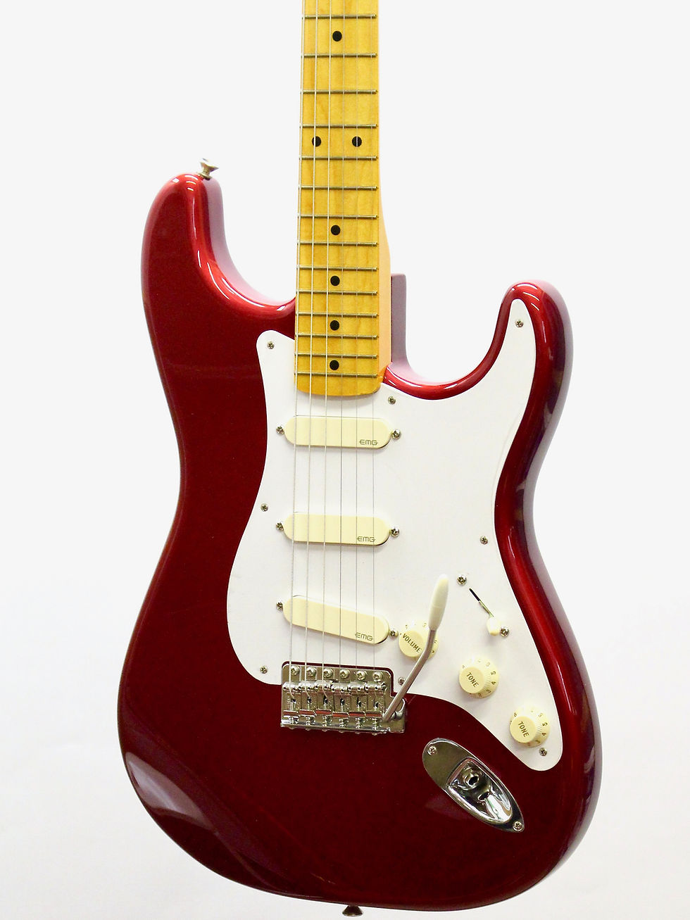 Thumbnail: David Gilmour Red Fender Classic 50s Lacquer Stratocaster