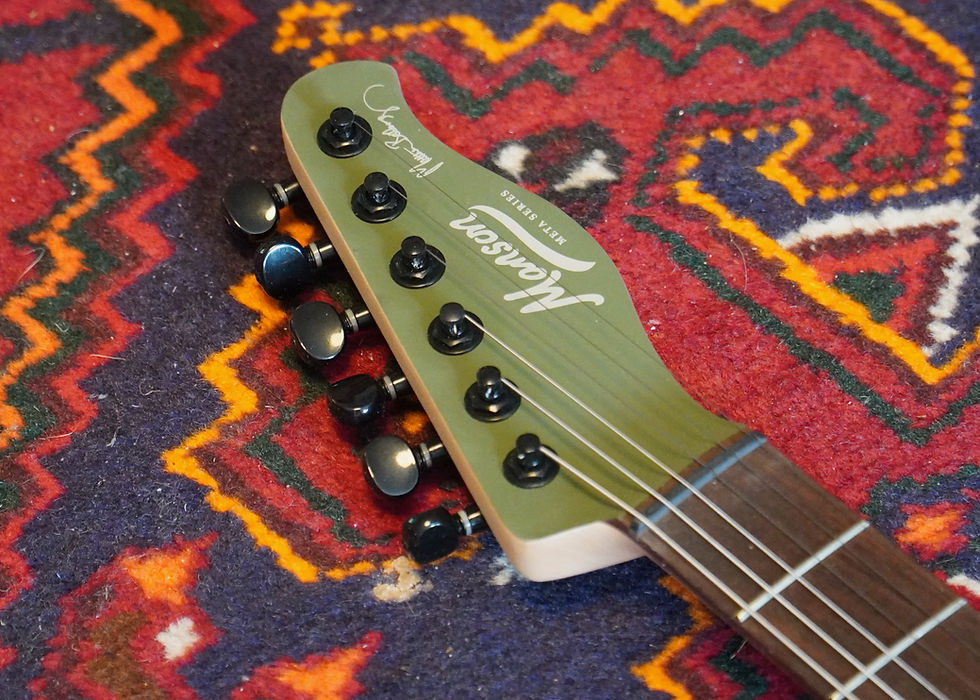 Thumbnail: Manson Meta Series MBM-2H Sustaniac + ZVEX Fuzz Factory Satin Olive Green