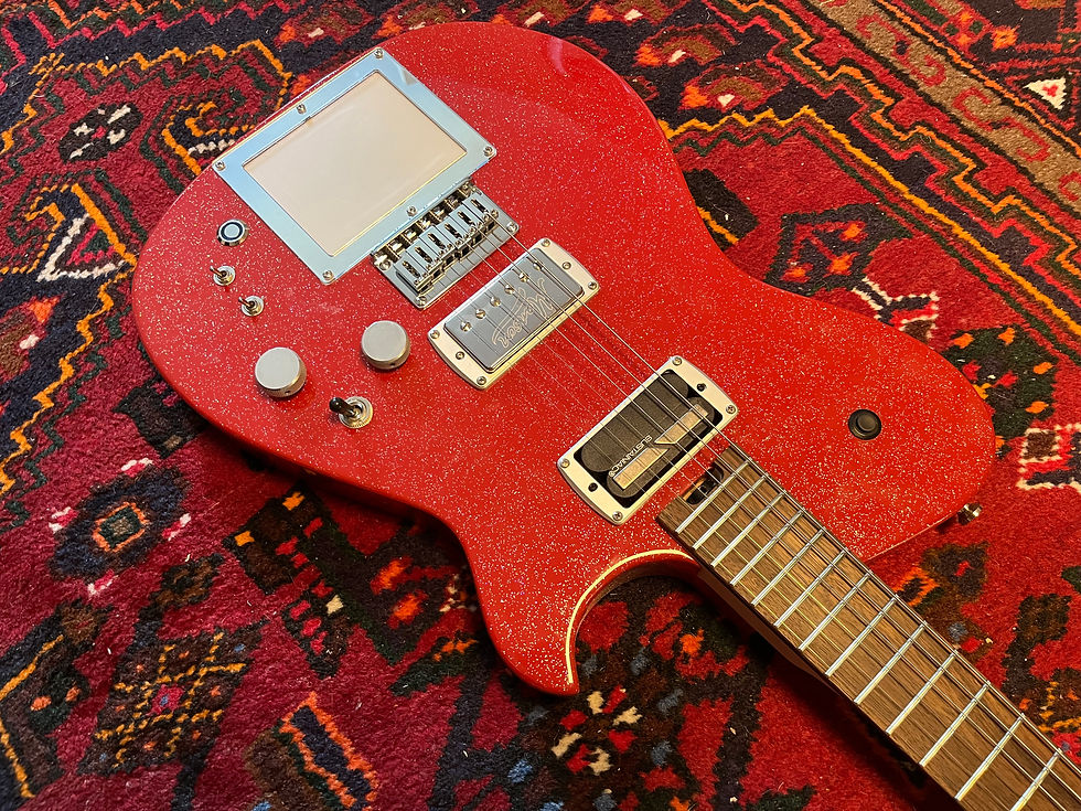 ギター 1y Manson Meta Series MBM-2H Sustaniac + XY Midi Pad Red