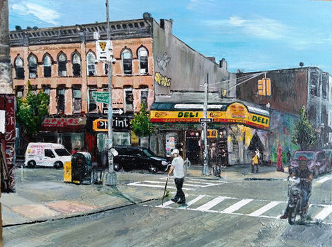 Birthday gift, Commission, Painting, Gift, Urban art, New York,