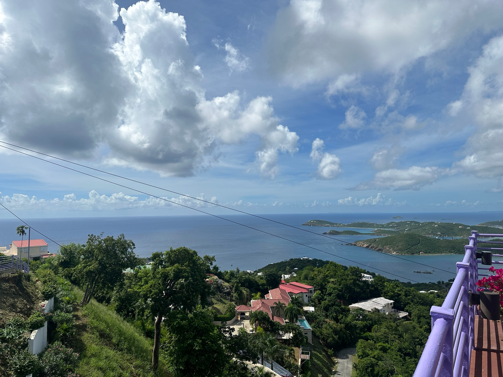 View of St. Thomas from the Paradise Point Overlook