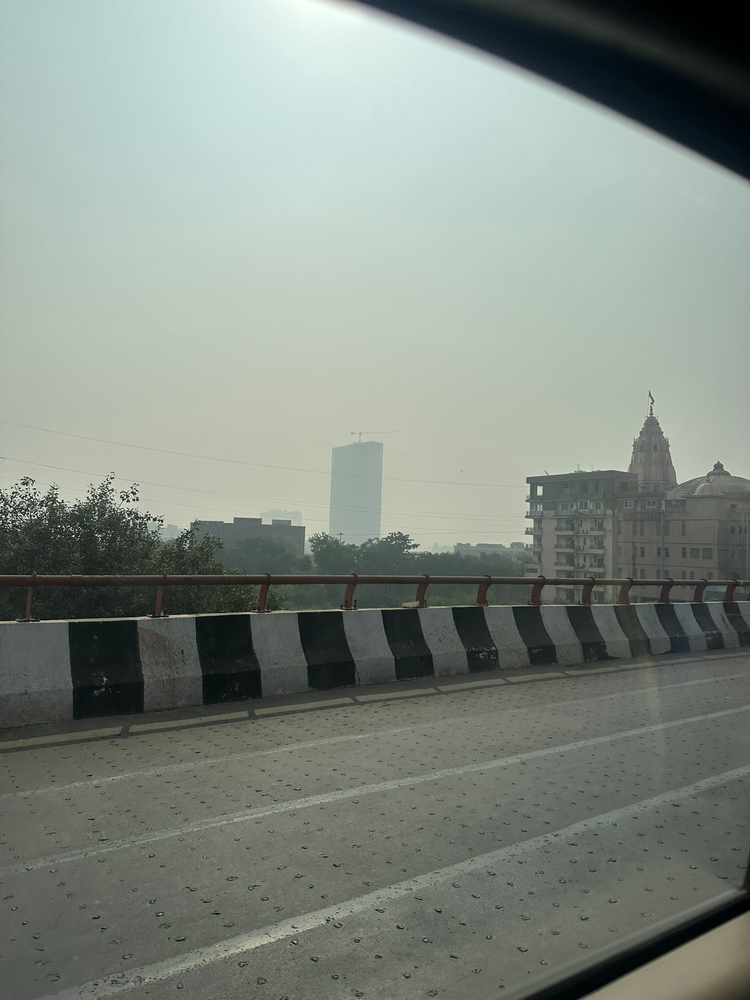 Noida snapshot during the day from the car
