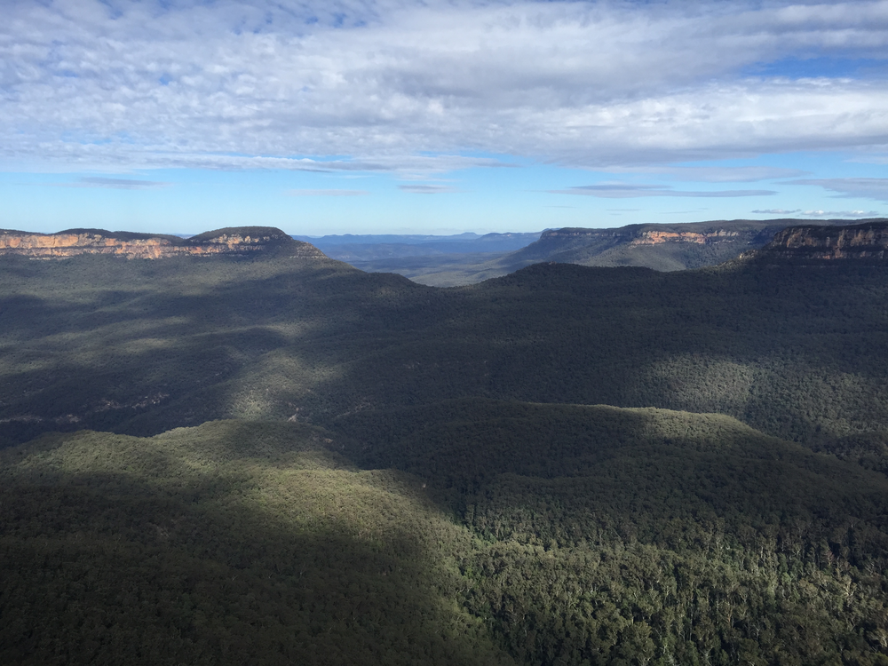 View of the Three Sisters at the Blue Mountains