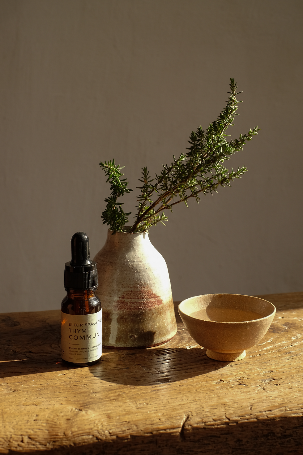 Miniature : THYM COMMUN | Elixir spagyrique | Purification, silence mental, force, stabilité