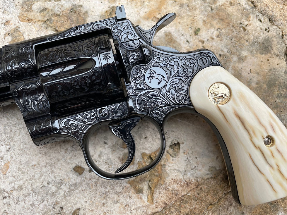 Thumbnail: 1970 Colt Python 6" Mammoth Ivory
