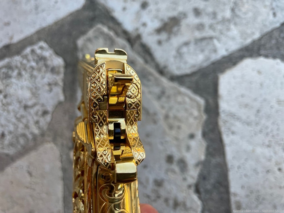 Thumbnail: Colt 1911 Gold w/ Plasma Cut Grips