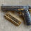 Thumbnail: Colt 1911 Stainless & Gold 38 super