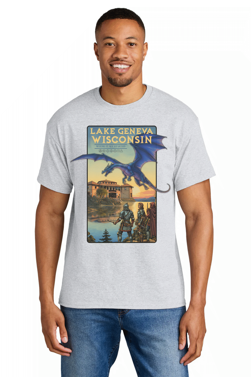2026 Blue Dragon "Where it all started" - Dungeons & Dragons Style Shirt