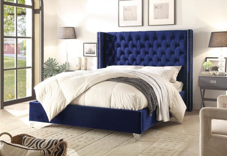 Thumbnail: Kids velvet bed