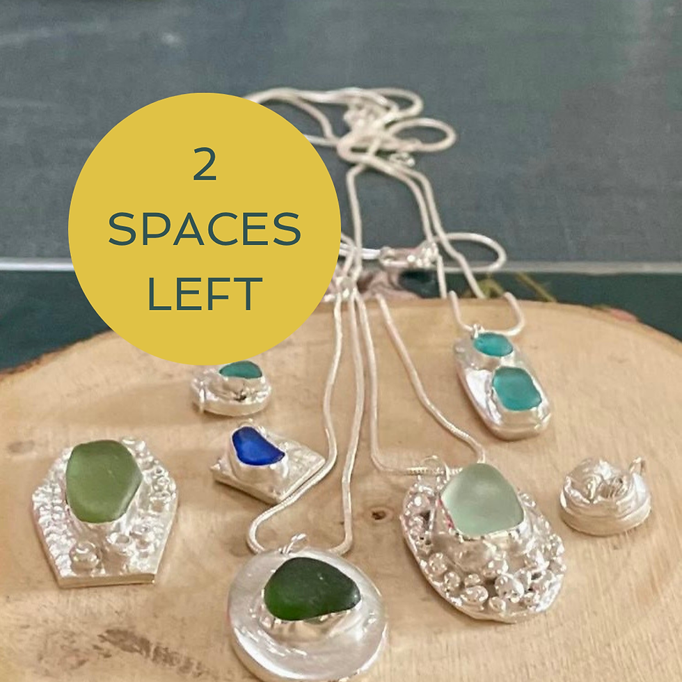 Create a Cornish Rockpool Pendant: Sea Glass & Silver Clay Workshop