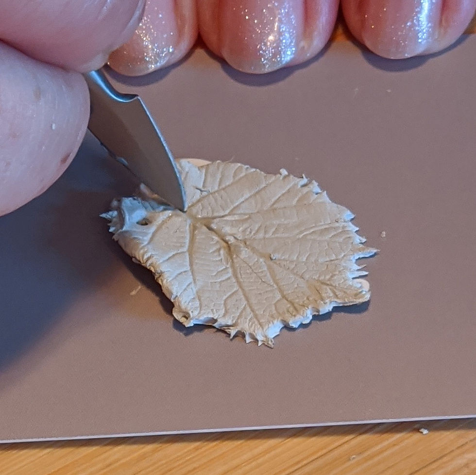 Thumbnail: Replica Leaf Pendant or Earrings Project Guide