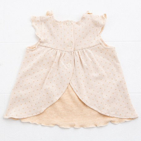 縮圖：日本製有機全棉連身裙(蝴蝶結)