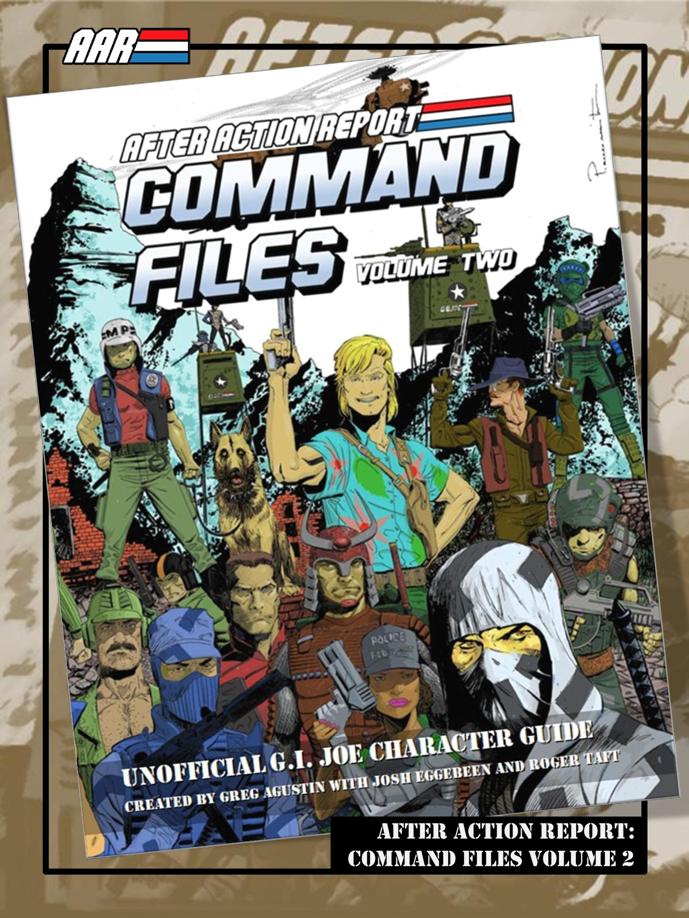 Command Files Volume #2 G.I. Joe Character Guide Book Support Elements