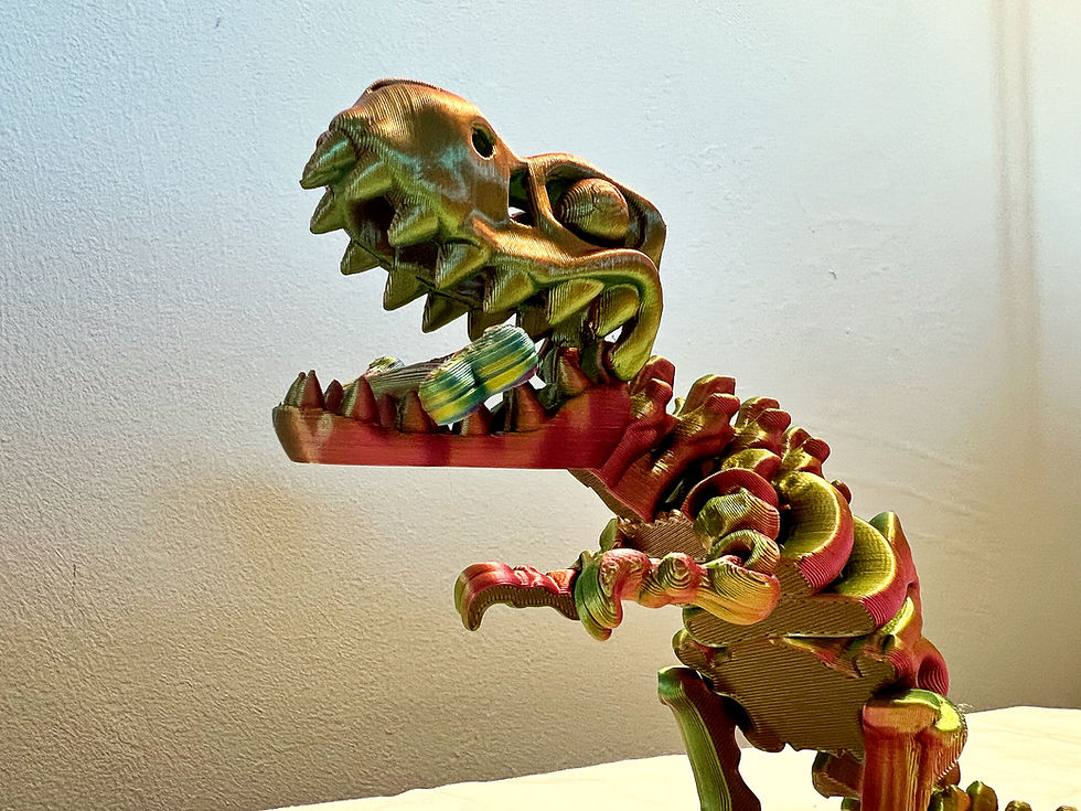 Thumbnail: T Rex Skeleton - Medium - Dinosaur Toy Model