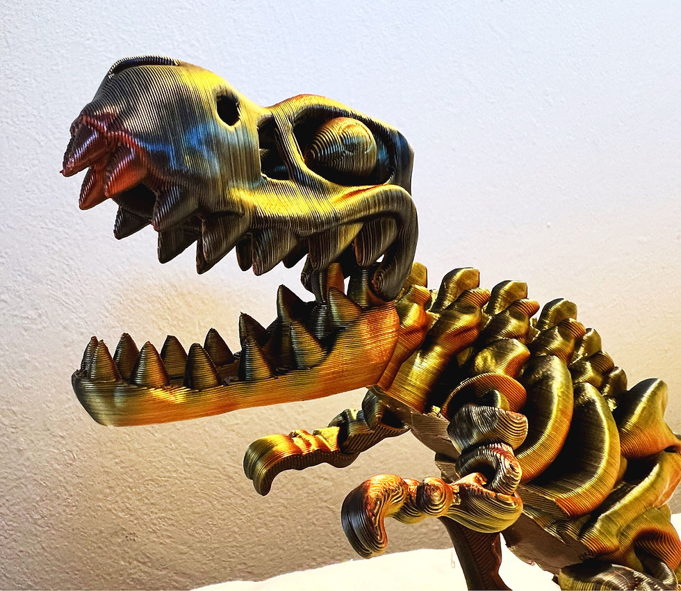 Thumbnail: T Rex Skeleton - Medium - Dinosaur Toy Model