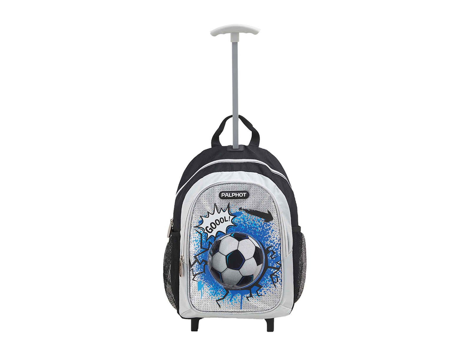 Trolley Backpack Football Black