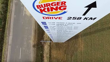 McDonald's dá coordenadas para chegar ao BK mais próximo!