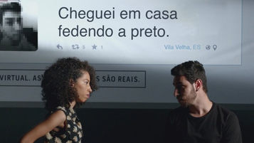 Campanha contra racismo coloca vítima e agressor frente a frente.