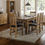 Thumbnail: Extending Oak Dining Table 140-180 cm  x 90 cm x 78 cm