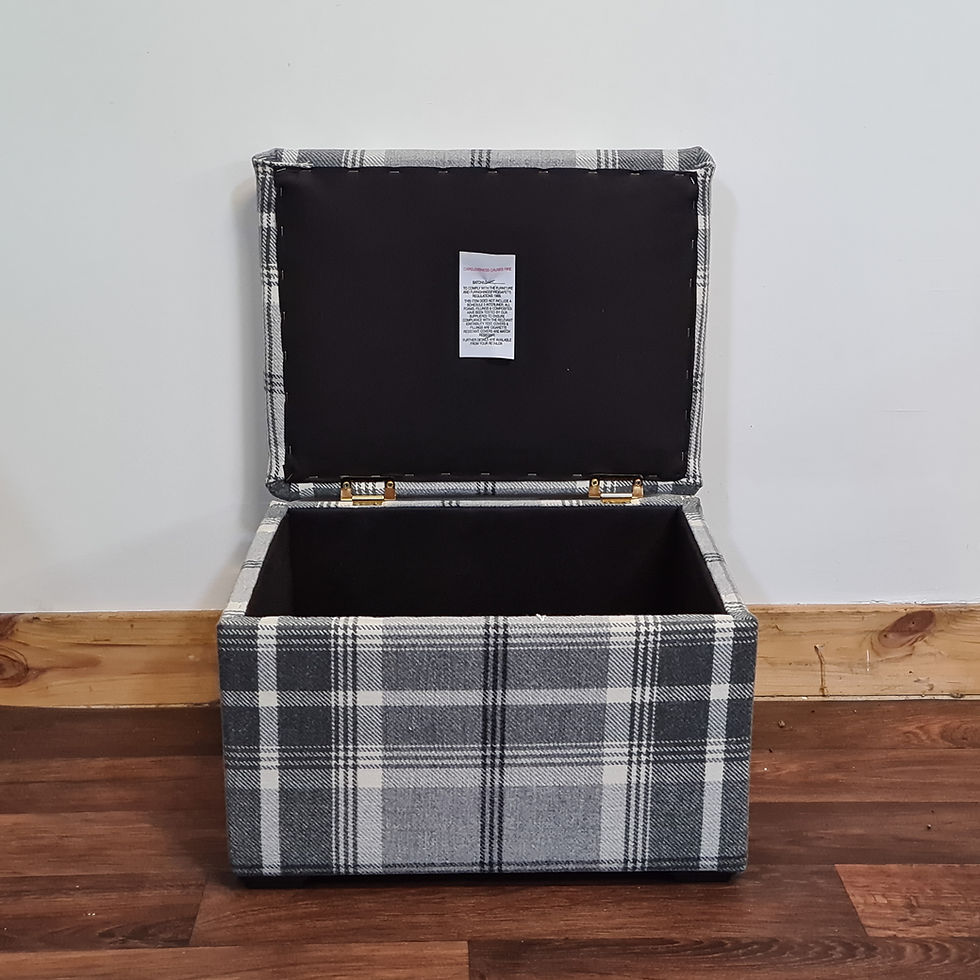 Thumbnail: Small Tartan Storage Box