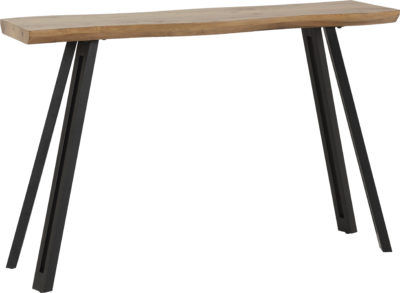 Thumbnail: QBC Oak Top Wave Edge Console Table