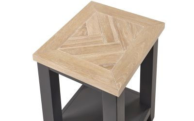 Thumbnail: Dark Grey Parquet Top Lamp Table
