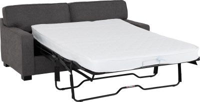 Thumbnail: Dark Grey Fabric Sofa Bed