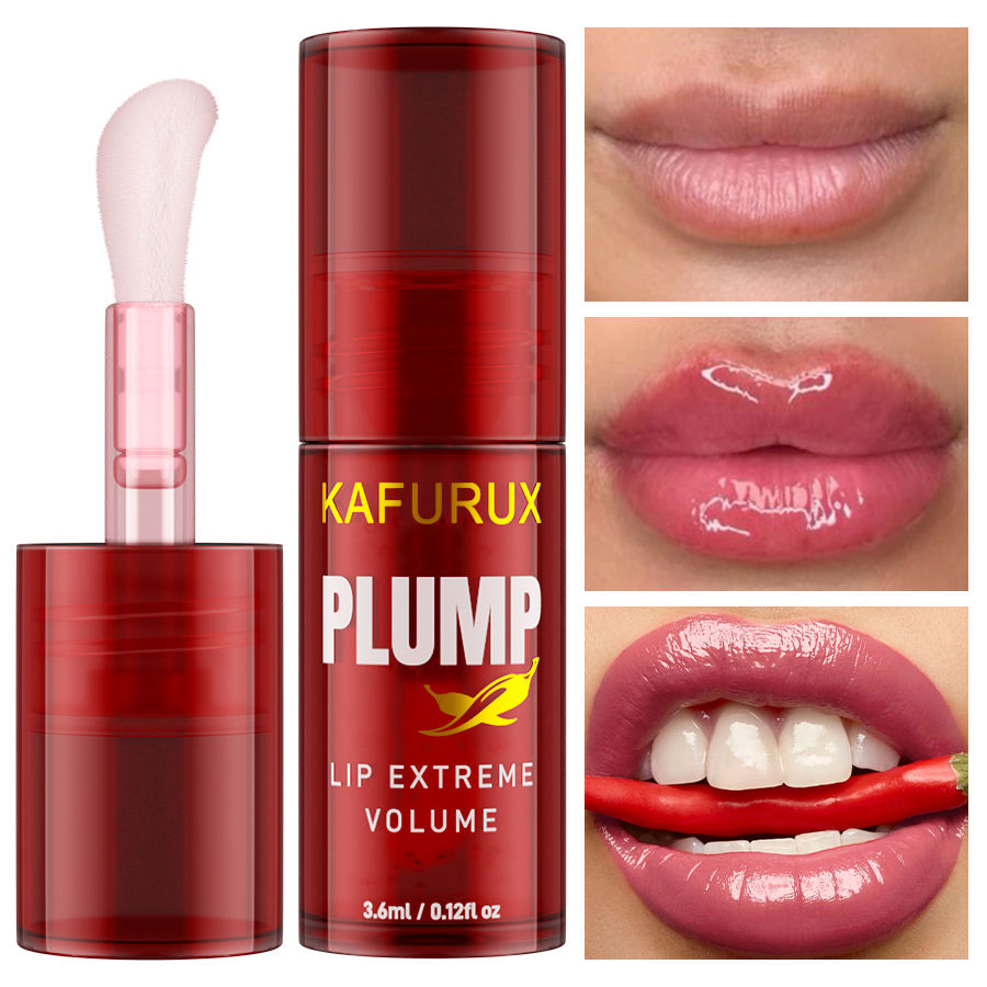 1/2PCS Lip Plump Long Lasting Lip Oil Moisturizing Lip Gloss Serum Instant Volum