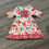 Thumbnail: Poppy flower print ruffled dress