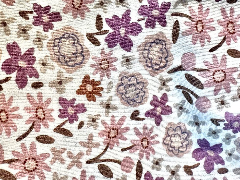 Thumbnail: 3-6 month front zip ruffly floral romper