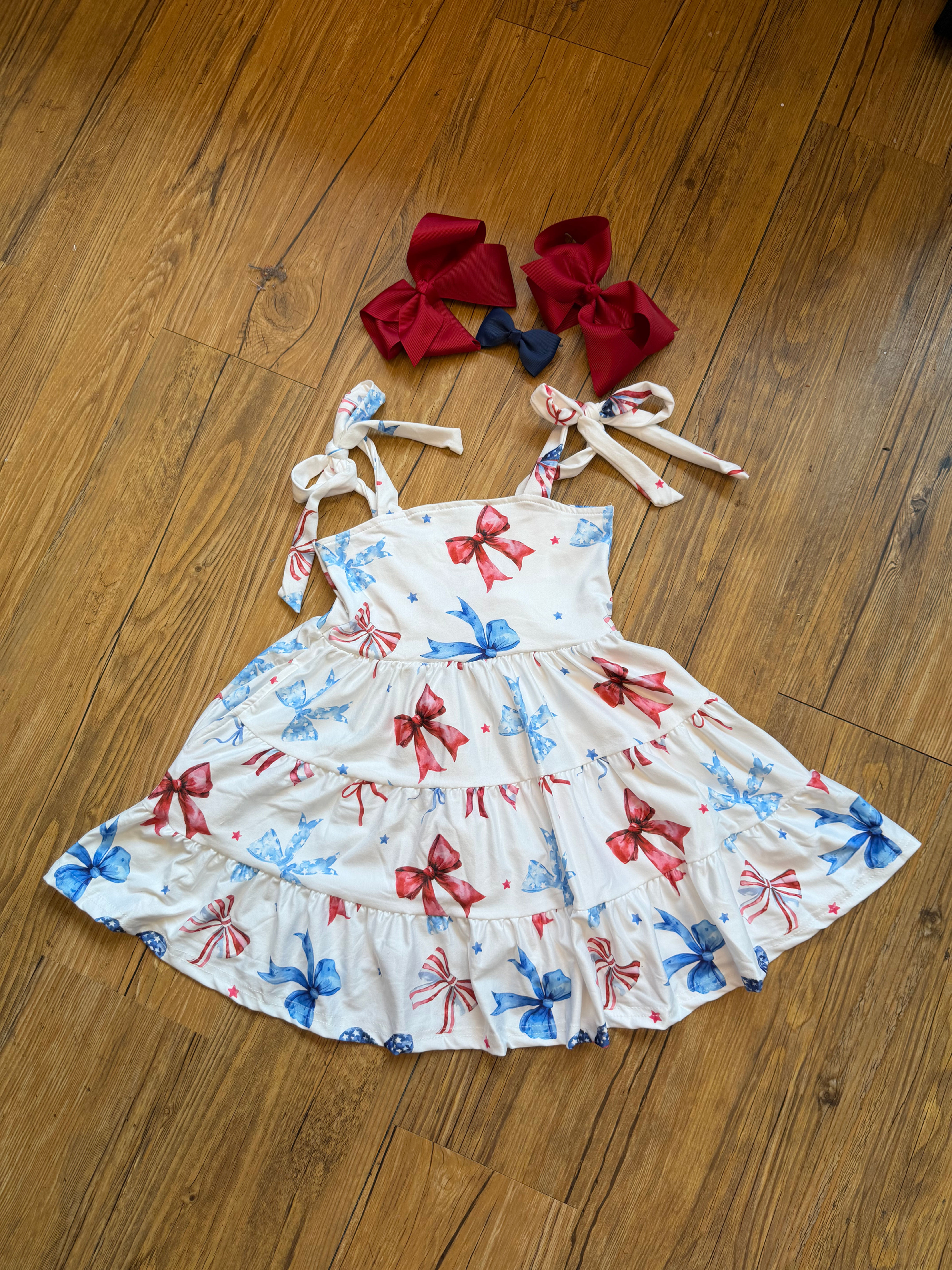 Patriotic BOW dress 