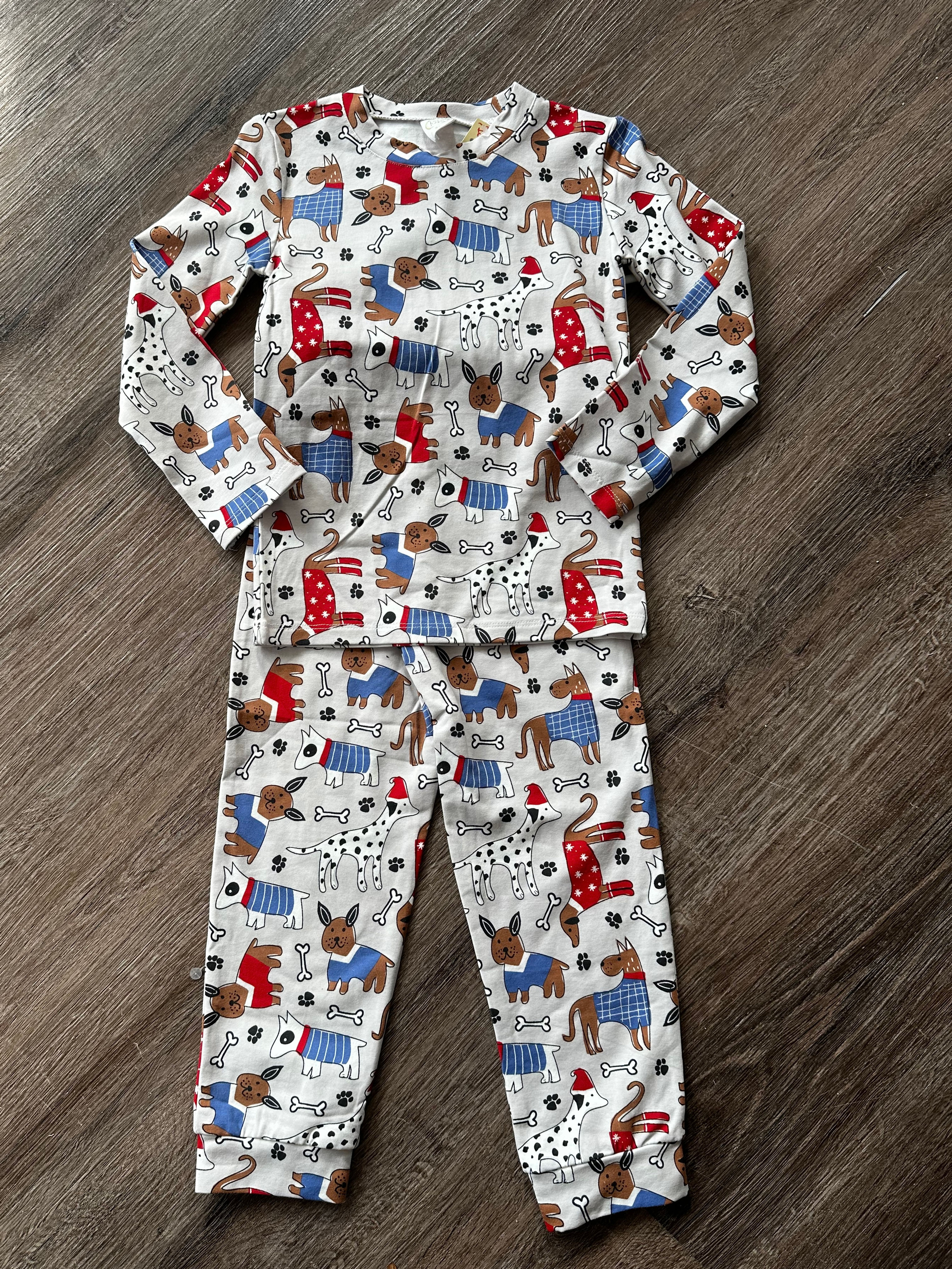 Pajama print puppies 