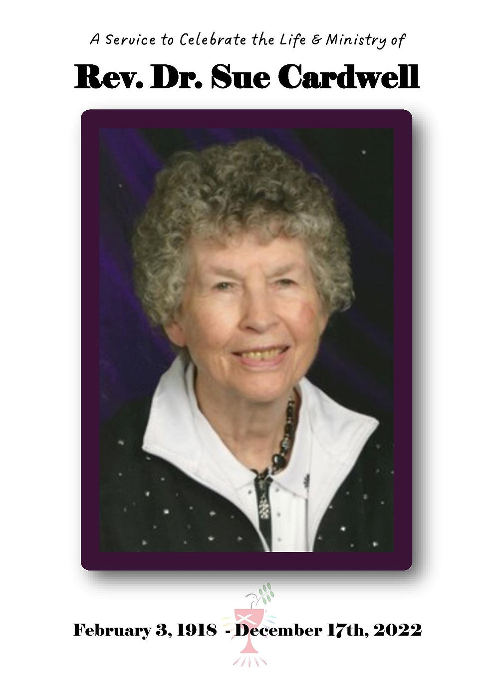 Rev. Dr. Sue Cardwell Memorial Service