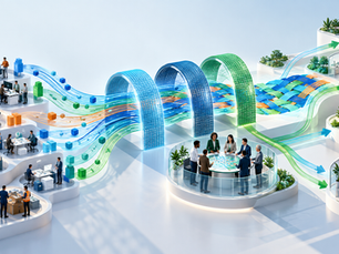 Enterprise teams contributing separate human risk signals that pass through layered controls, become unified intelligence and support cross-functional governance decisions.