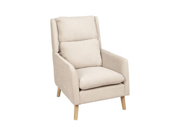 Fauteuil fixe ADAM Tissu Beige