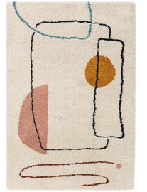 Pop Tapis shaggy Louise Multicouleur - Benuta 