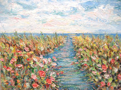 River Through the Wetlands 18x24