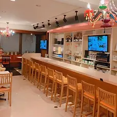 Akihabara Concept Cafe Animaru interior bar counter and table 1