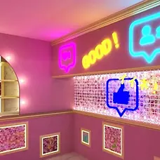 Aimero x Melody School Concept Cafe in Akihabara interior 3
