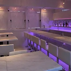Akihabara Girls Bar Marie interior bar counter and tables 1