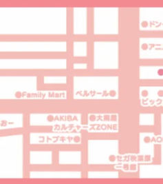 マジカルロリポップ 地図 秋葉原 メイドカフェ 1