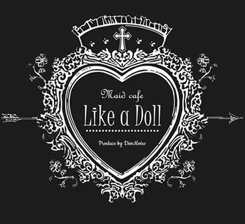 Maid Cafe Like a Doll in Akihabara logo