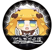 The concept is a classic maid café with a black-and-white gothic theme. 💡