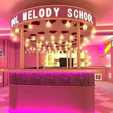 Aimero x Melody School Concept Cafe in Akihabara interior 4